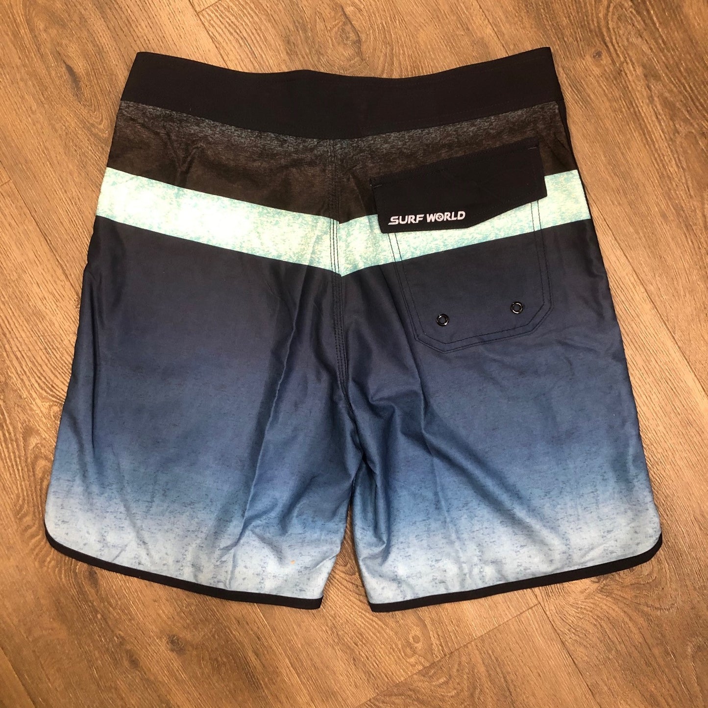 Surf World The Ledge Boardshorts - The Surf World Collection - Navy Teal Mens Boardshorts