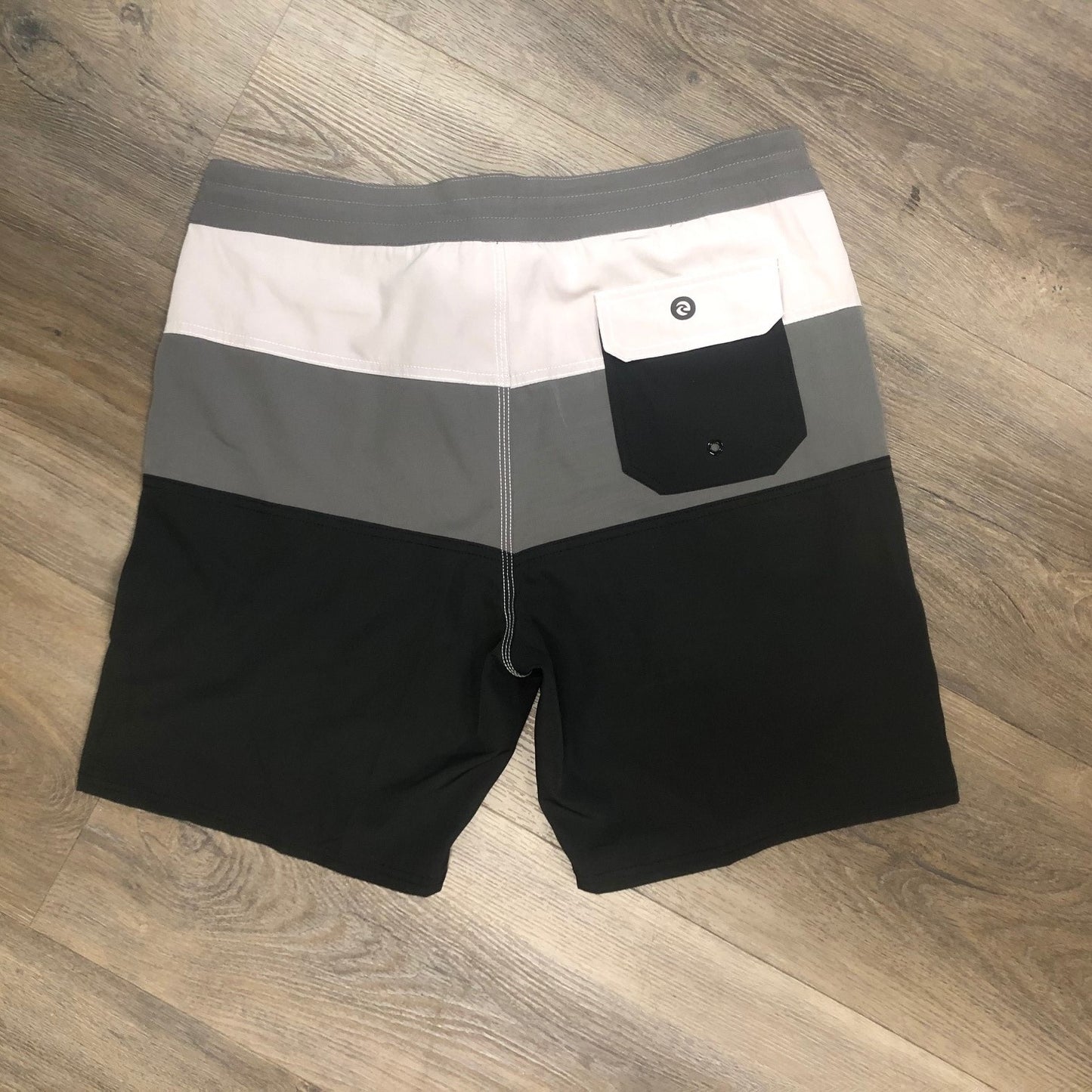 Surf World Triple Tail Boardshorts - The Surf World Collection - Black Mens Boardshorts