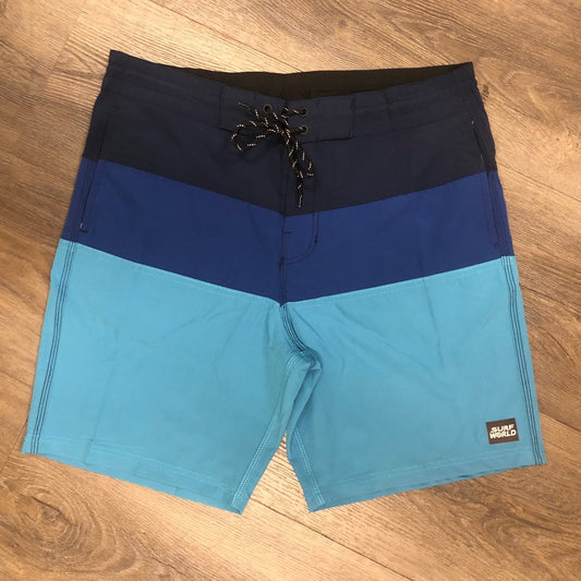 Surf World Triple Tail Boardshorts - The Surf World Collection - Navy Mens Boardshorts