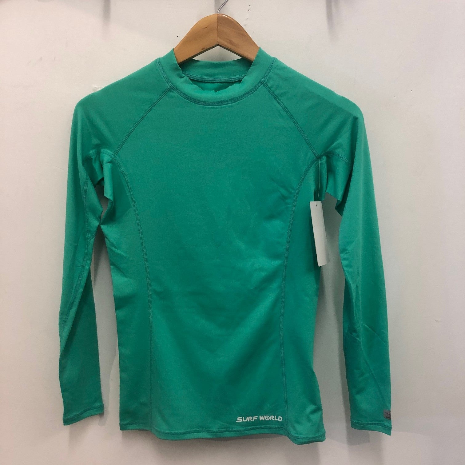 Surf World Womens Rash Guards / Sunshirts - UPF 50 Rashguard Sun Protection Teal - L