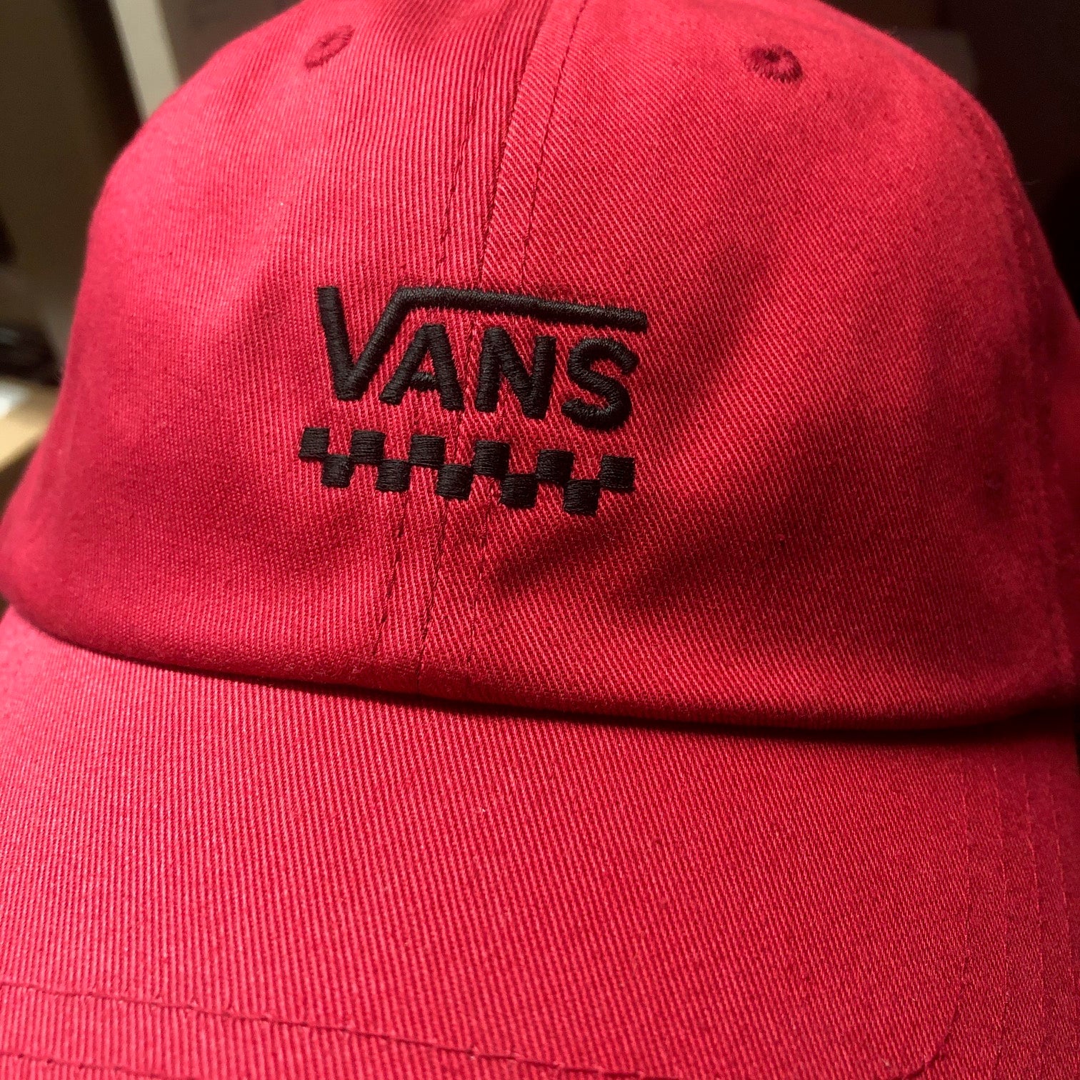 Vans courtside Hat - Red - Maroon Womens Hat Red