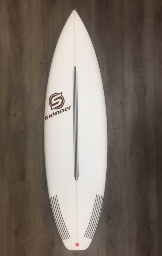 Skinner 5'8 x 19.5 Hyper Drive Wide Tail EPS Epoxy Shortboard 5 Fin Futures Surfboard