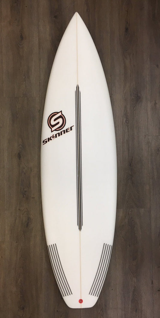 Skinner 6'0 x 19.75 Hyper Drive EPS Epoxy Shortboard 5 Fin FCS II Surfboard