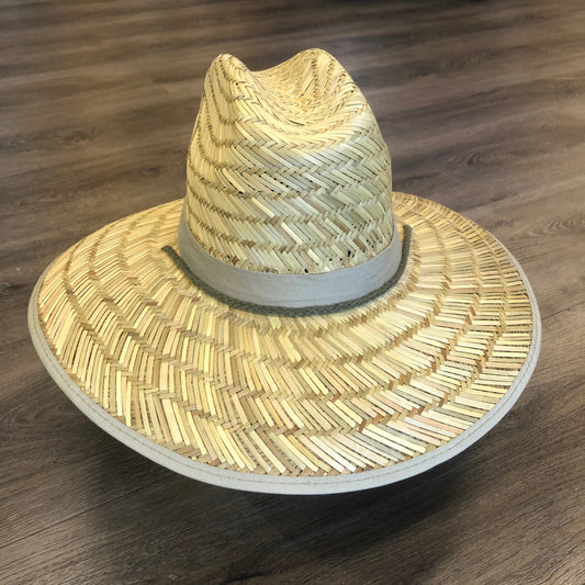 Lifeguard Hat - Goldcoast - Jordan Straw Hat - Natural Lifeguard Hat