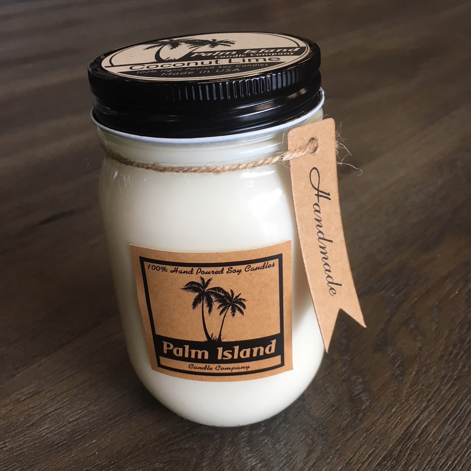 Palm Island Candle Company Coconut Lime Candle - 32oz - 16oz - 8oz Candle 16oz
