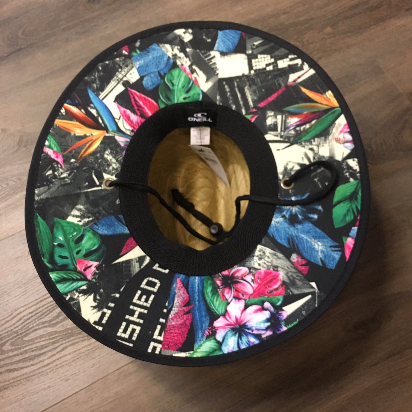 Oneill Sonoma Prints Straw Hat Lifeguard Hat