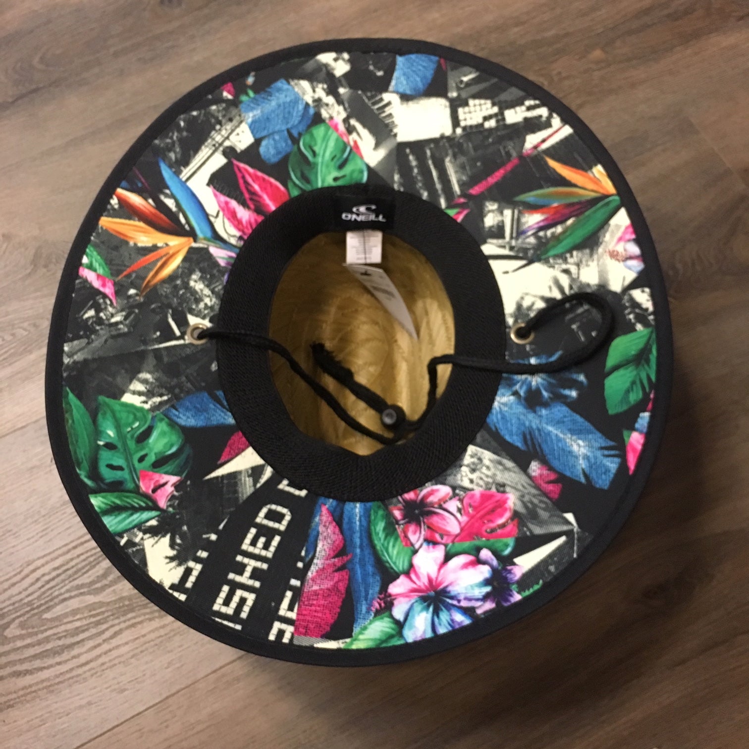 Oneill Sonoma Prints Straw Hat Lifeguard Hat