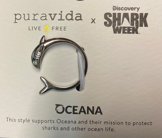 Pura Vida Oceana Shark Week Ring Jewelry