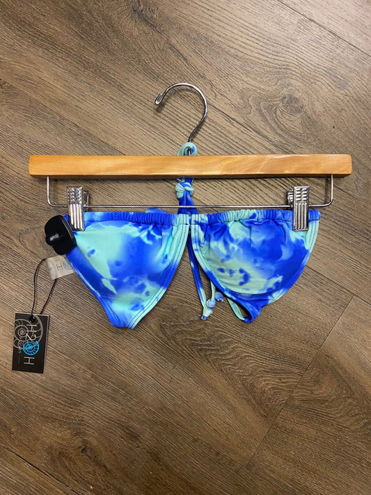 H2OH Tie Dye Triangle Top - Blue Moon Tie Dye womens swimwear