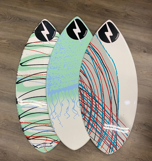 Zap Medium Wedge Skimboard WG45 - 45" AST colors skimboard