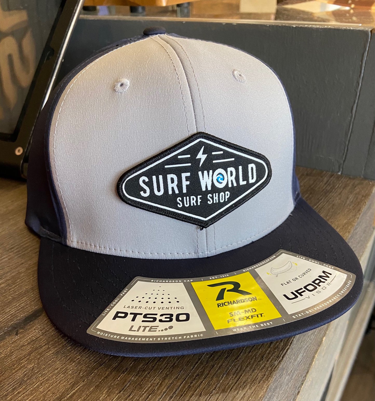 Surf World Retro Trucker Hat - Boltz- Multiple colors Mens Hat Navy Grey Tech