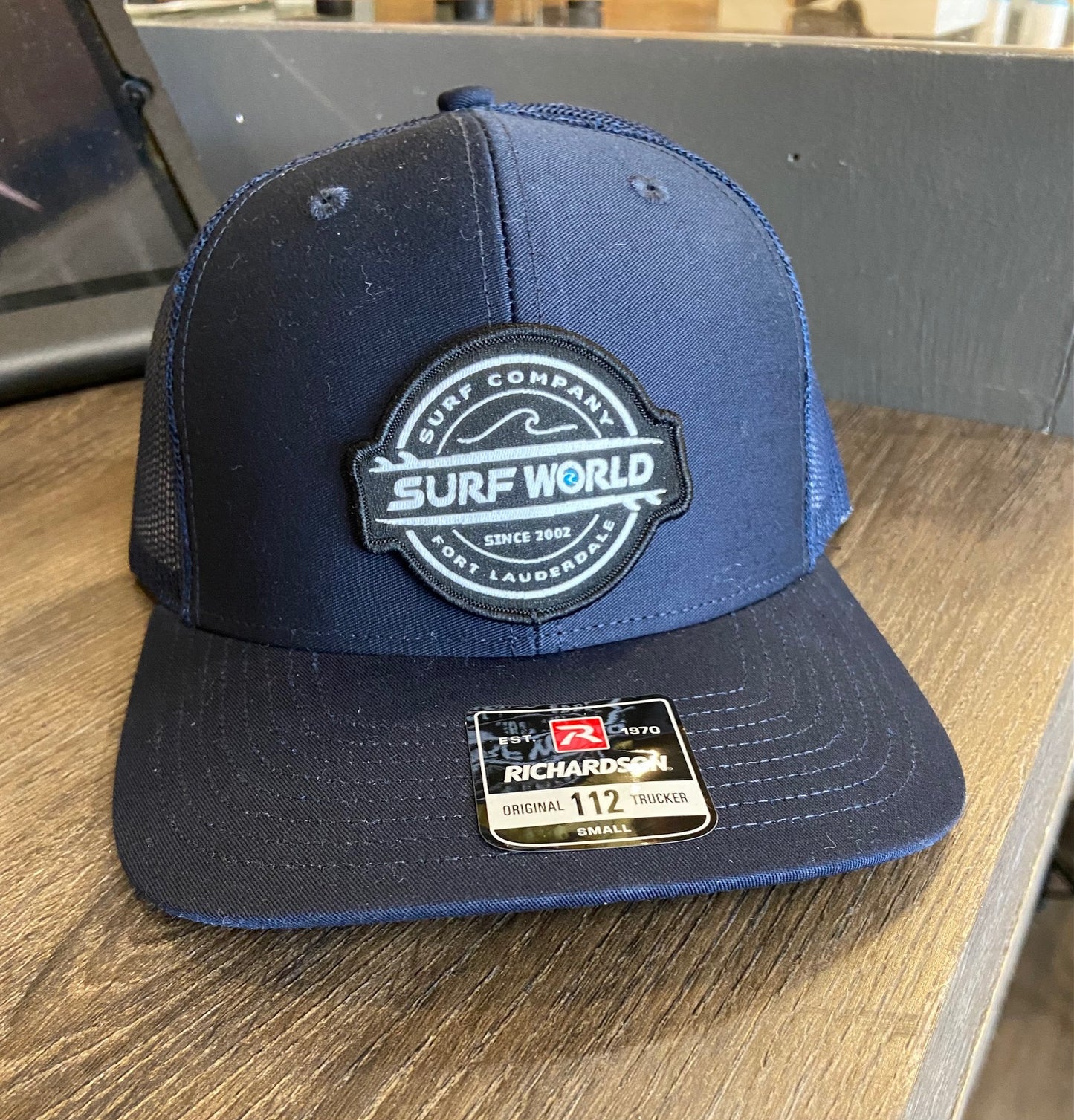 Surf World Double Boards Trucker Hat Mens Hat All Navy Small