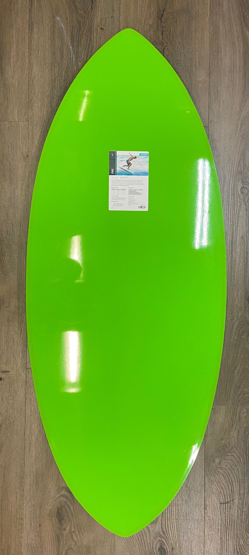 Zap Fuse Flex Spine Skimboard 52" , 54" w/ Carbon Stripe skimboard