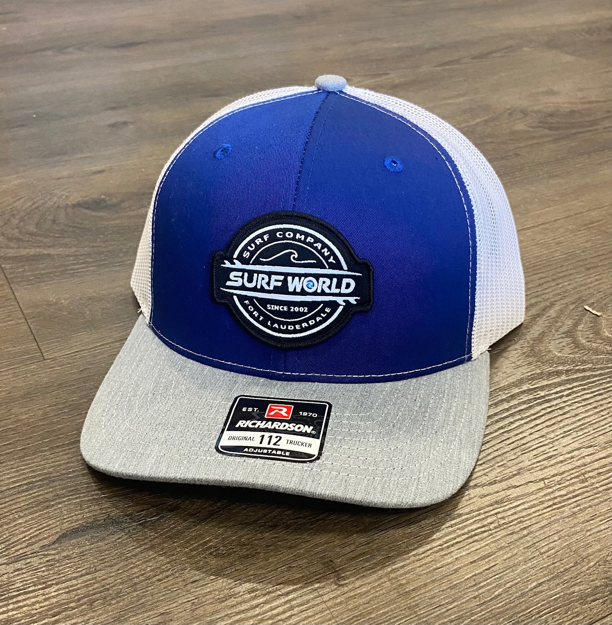 Surf World Double Boards Trucker Hat Mens Hat Dark Royal