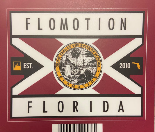 Flomotion State Pride Florida Flag Sticker sticker