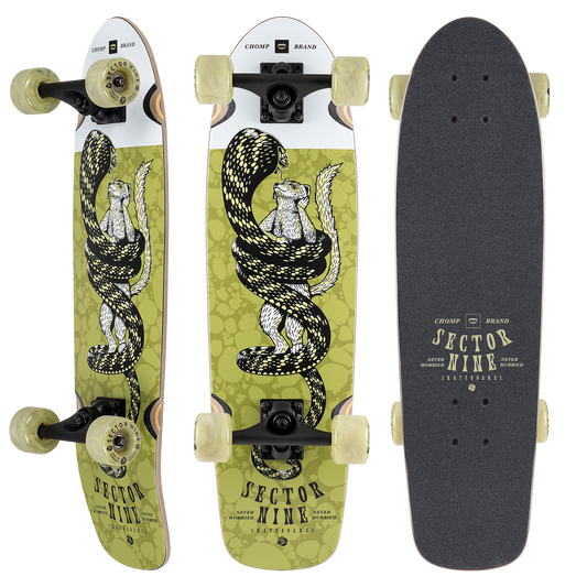 Sector 9 Jammer Cobra 28.5" x 7.875"Complete Skateboard Longboard Skateboard