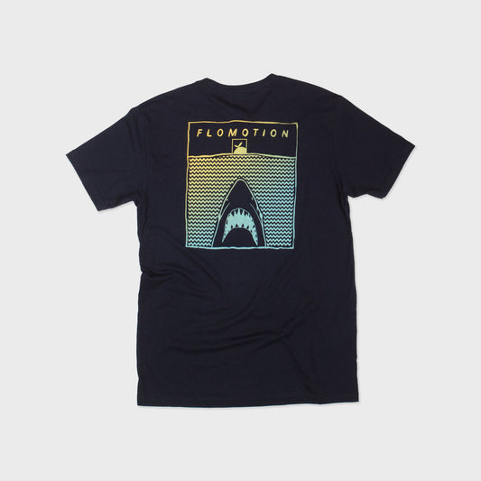 Flomotion Jawss 2.0 Gradient Mens T Shirt - Navy Mens T Shirt