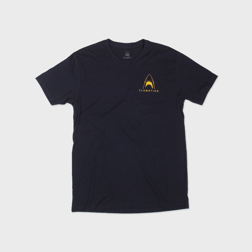 Flomotion Jawss 2.0 Gradient Mens T Shirt - Navy Mens T Shirt