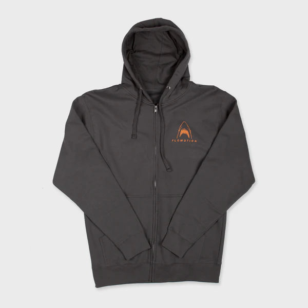 Flomotion Jaws 2.0 Zip Hoodie - Charcoal mens hoodie