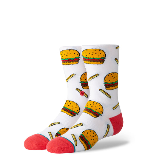 Stance Kids Meal Kids Socks - White Kids socks