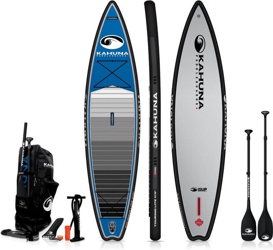 Kahanua ISUP Inflatable SUP - 11' Touring Lite Paddle Board Blue Inflatable SUP