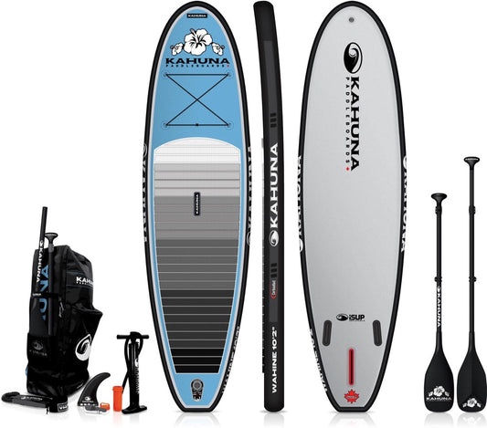 Kahanua ISUP Inflatable SUP - Wahine 10'2 Light Blue Inflatable SUP