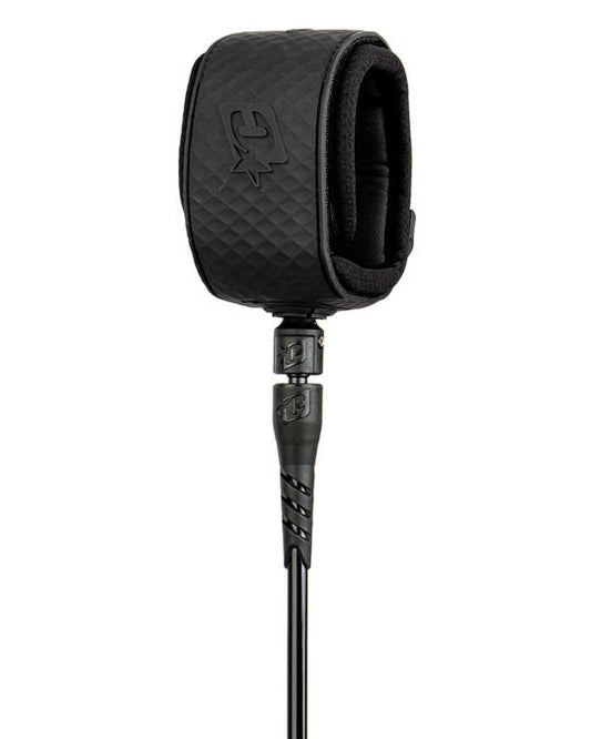Creatures Of Leisure Reliance 10' Ankle Leash - Black surf leash