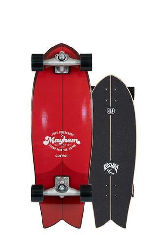 Carver Skateboards Lost RNF Retro 29.5" CX Raw Complete Longboard Skateboard