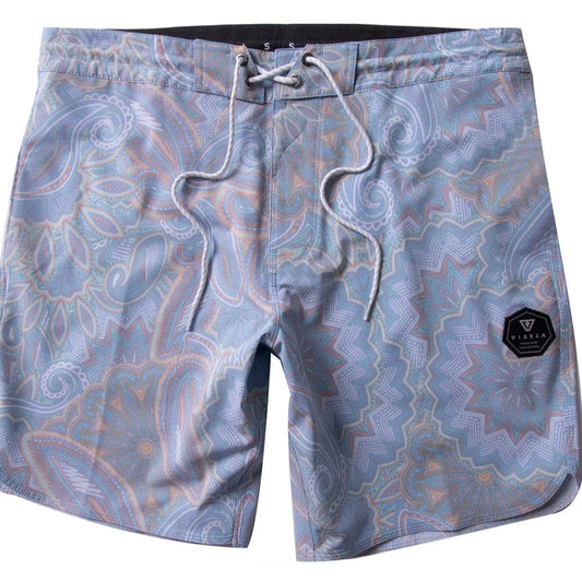 Vissla Hazy Paisley 17.5" BoardShorts- Heritage Blue Mens Boardshorts
