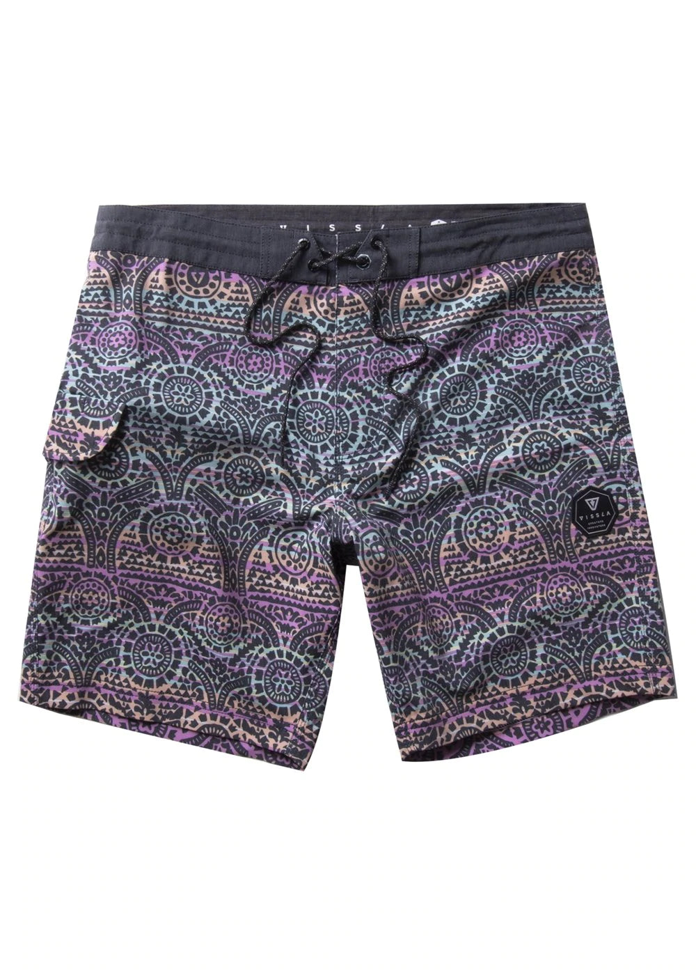 Vissla Curtains 17.5"Mens Boardshort - Fiesta Multi Mens Boardshorts