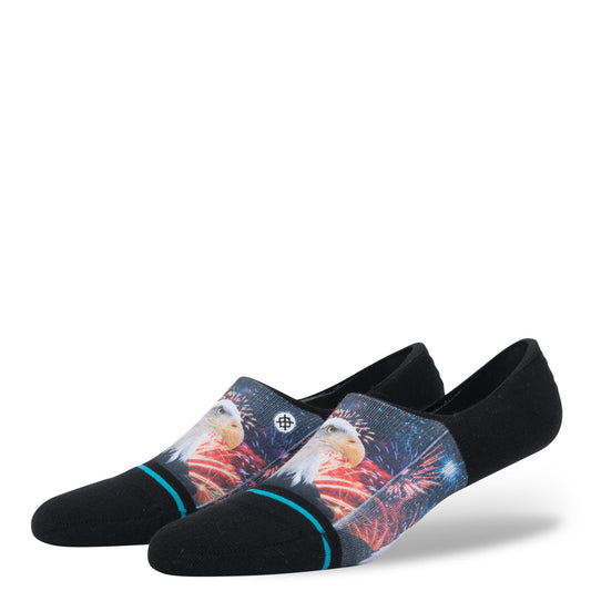 Stance Defender Low Mens Socks - Black (Size: L) Socks