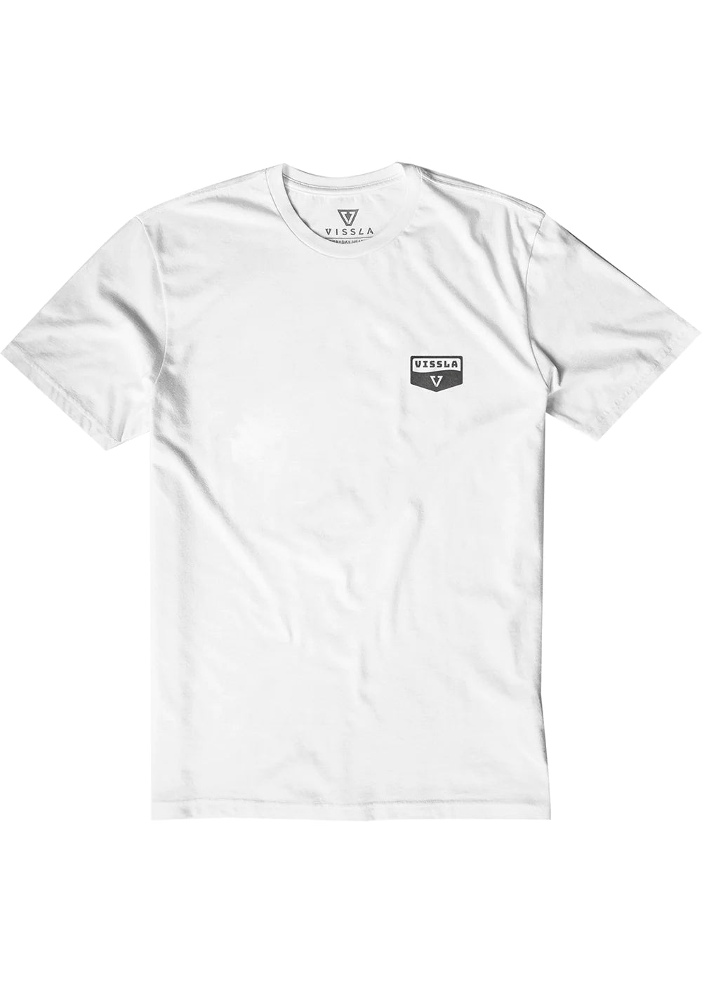 Vissla Wavy SS Mens Pocket T Shirt - White Mens T Shirt