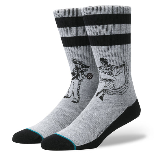 Stance Flamencos Men's Socks - Grey size Large 9 -12 Socks