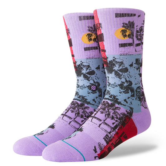 Stance Habana Socks - Violet Volt -LG Socks