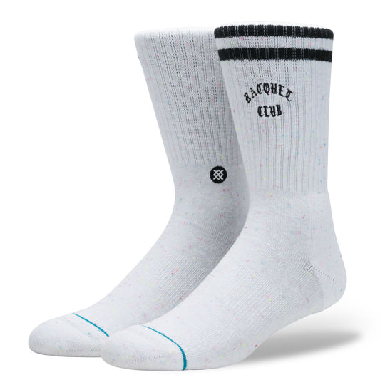 Stance All Racquet Mens Socks -White (Size: L) Socks