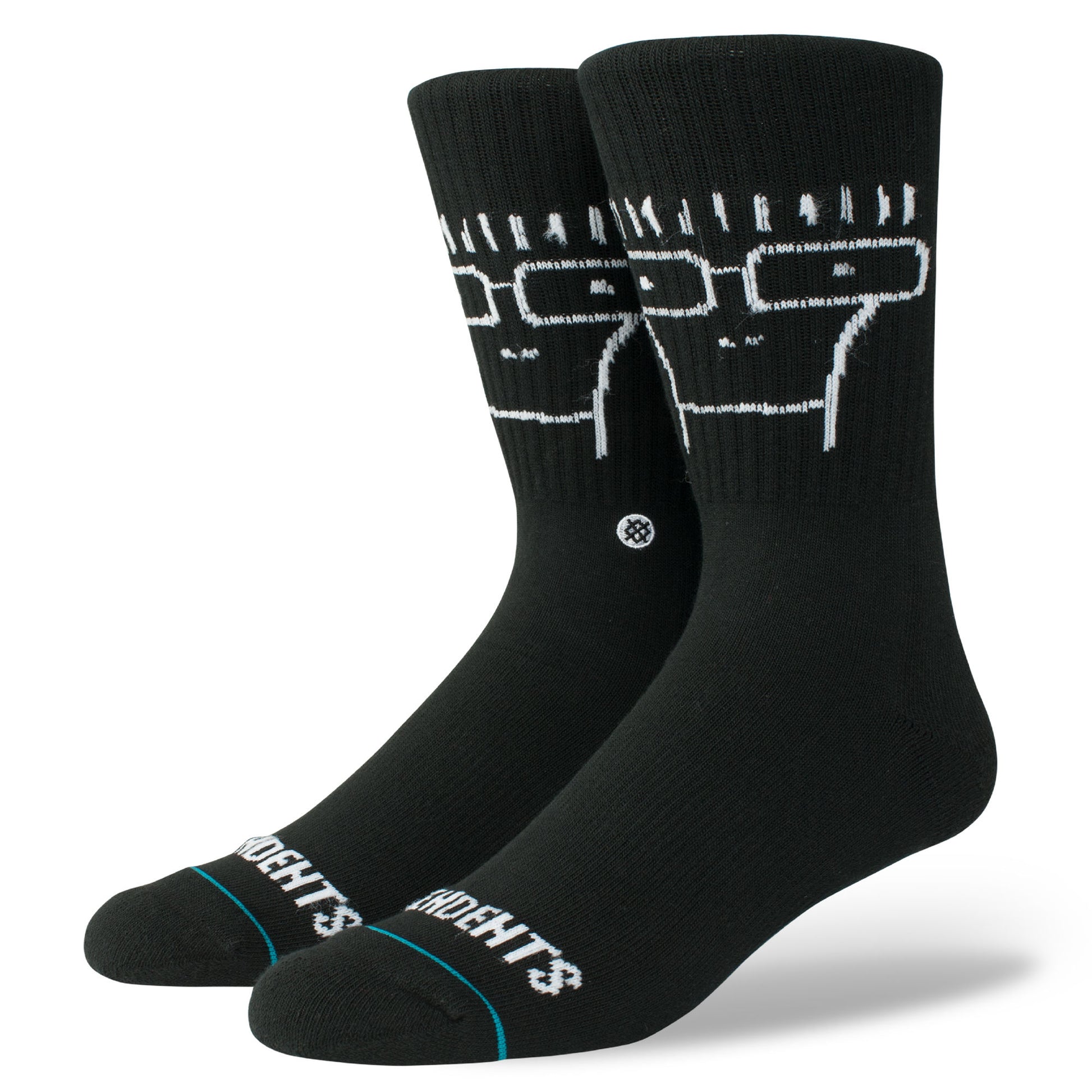 Stance Descendants V2 Mens Large Socks - Black Socks
