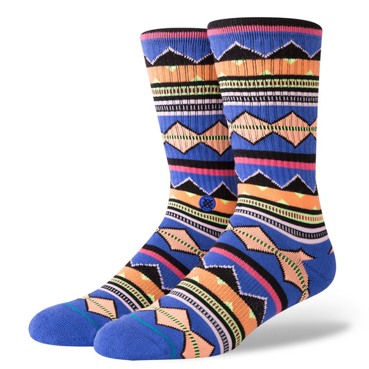 Stance Kern Socks - Multi - Navy - Size 9 -12 Socks Multi