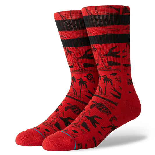 Stance JJF Voyage Socks - Red Socks