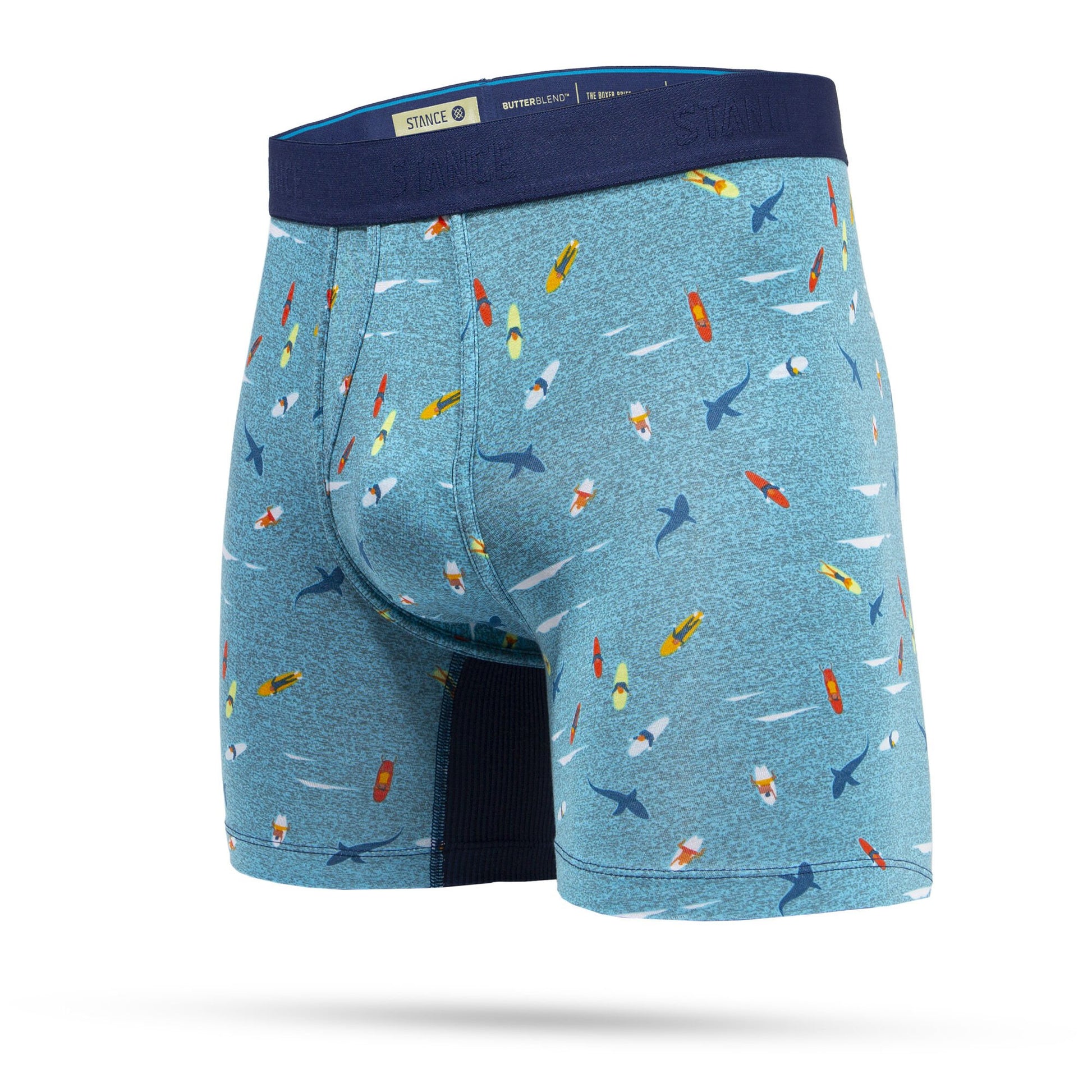 Stance Localism Butter Blend Mens Boxer Brief - Blue Heather Underwear