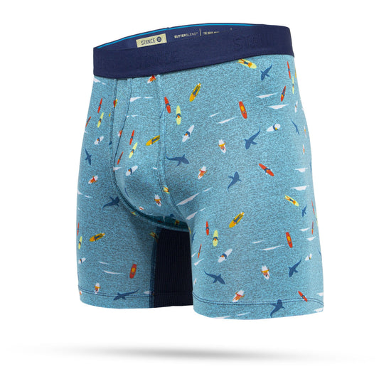 Stance Localism Butter Blend Mens Boxer Brief - Blue Heather Underwear