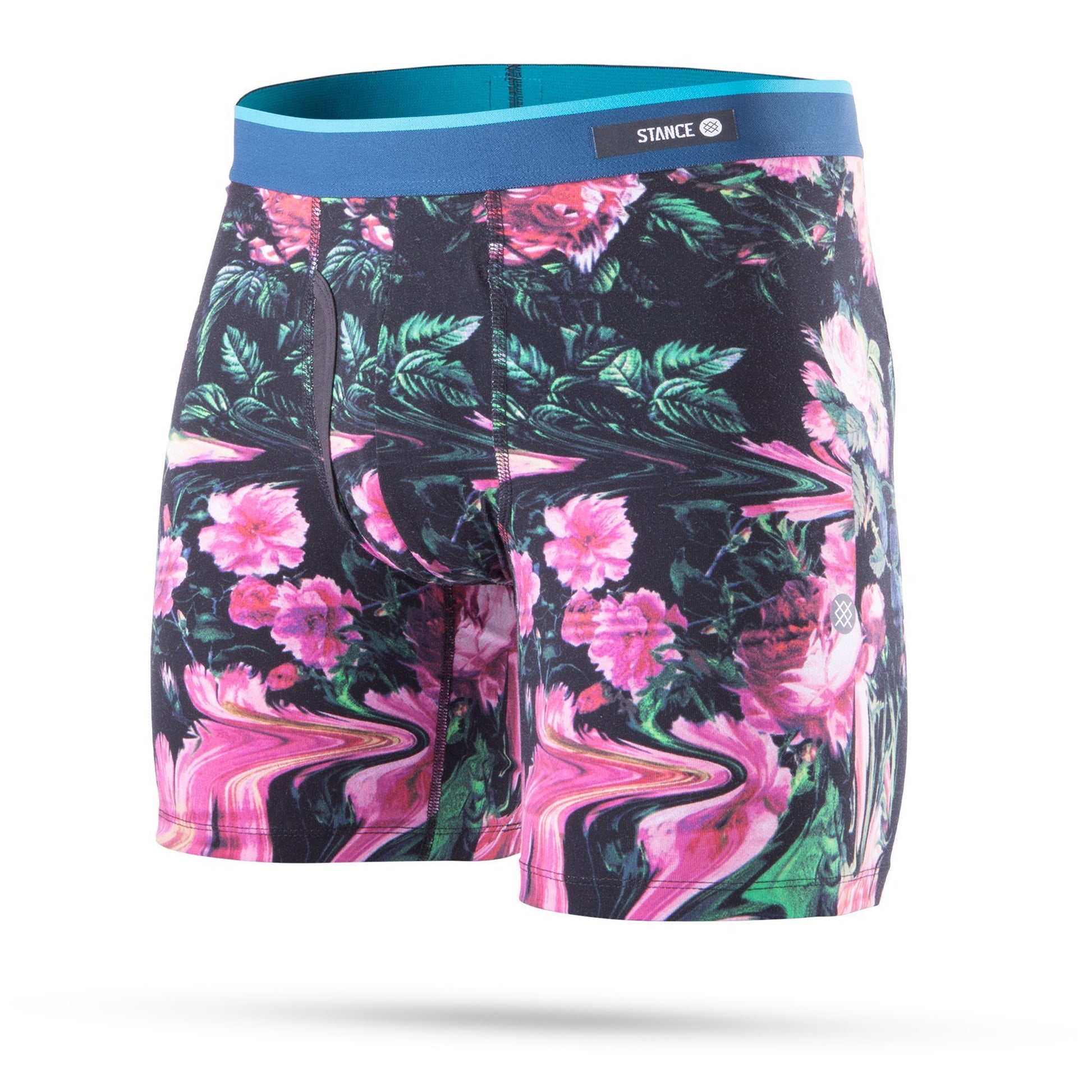 Stance Broken Garden 6in Cotton Blend Mens Underwear - BLK Underwear