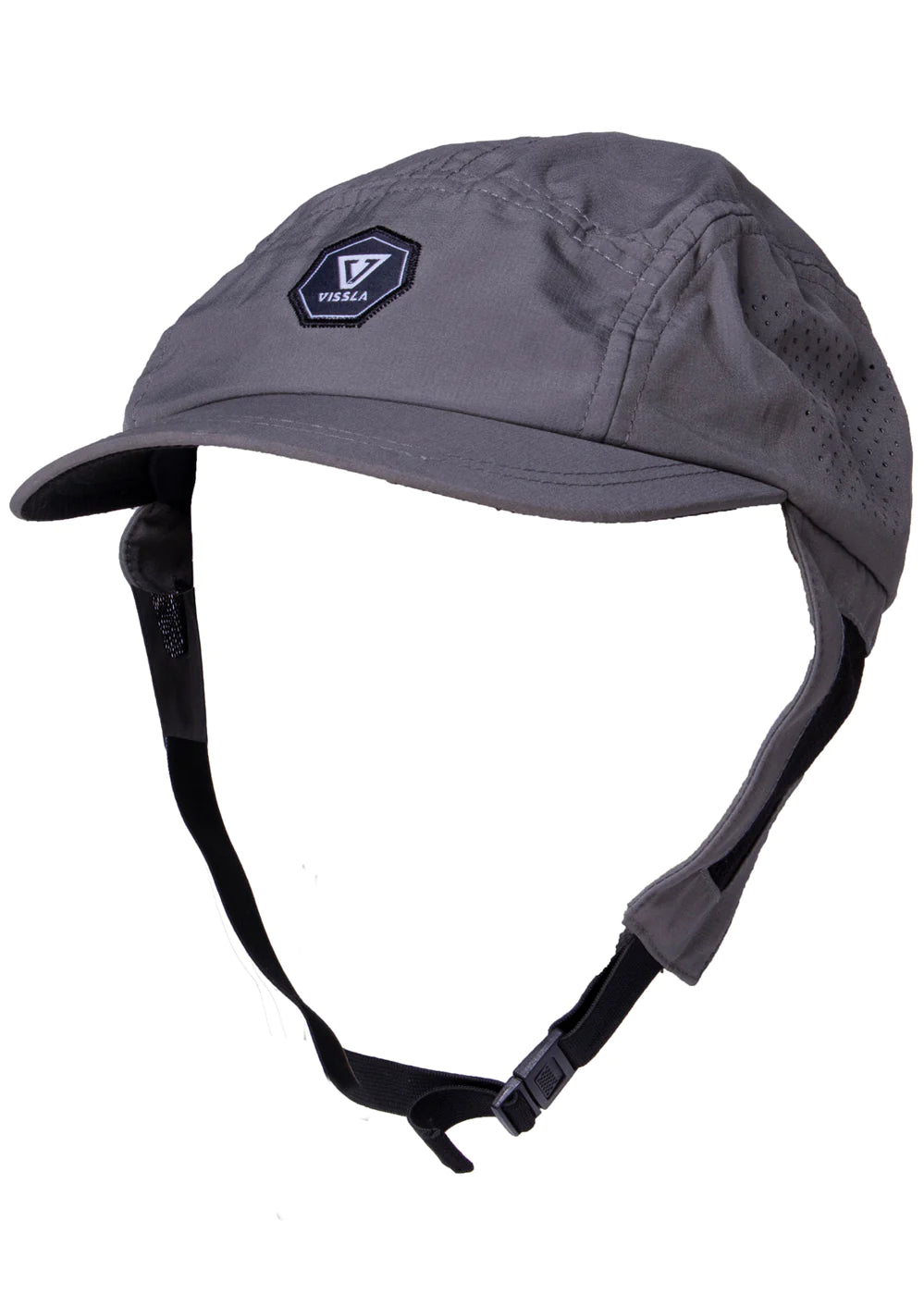 Vissla Surf Eco Hat with chin strap - Grey Mens Hat