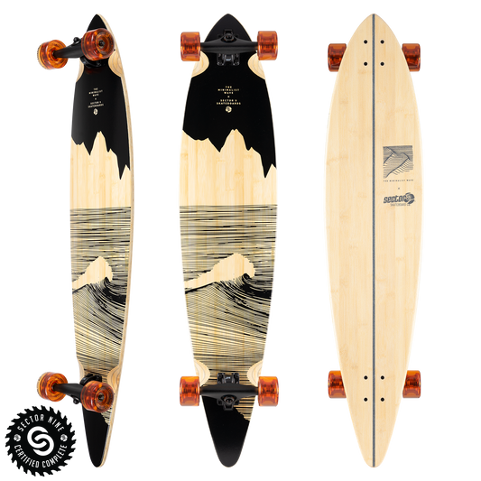 Sector 9 Bamboo Crag Maverick 44" Pintail Complete Longboard Skateboard Longboard Complete