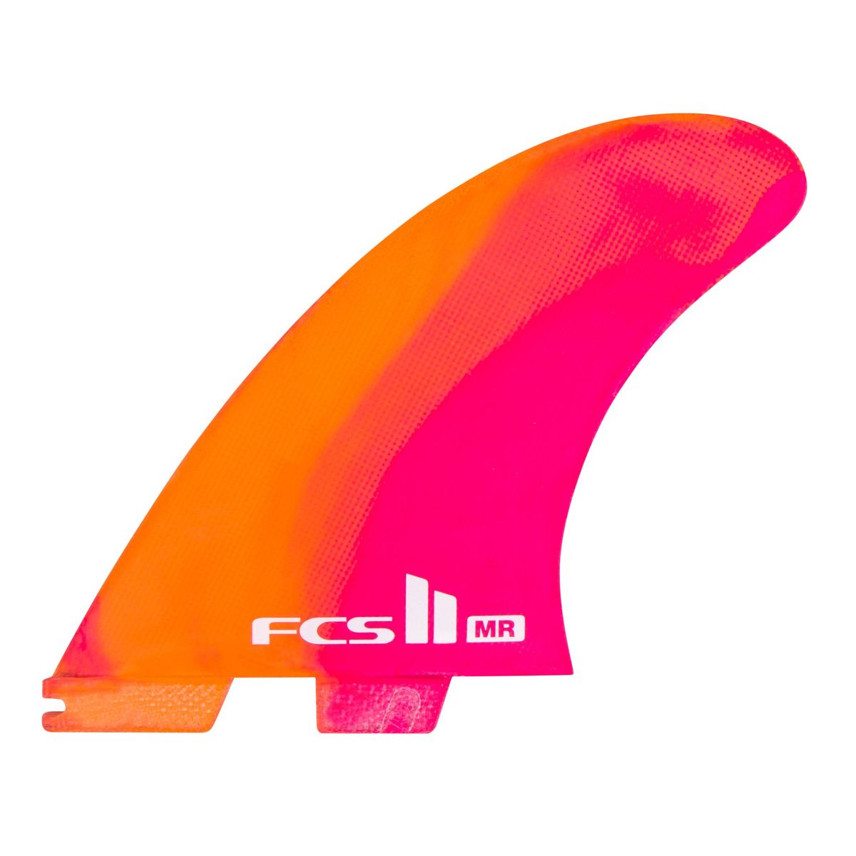 FCS II MR Twin Fins with mini Trailer- PC Tri Set Xlarge - Black White /  Neon Swirl / Dusty Blue