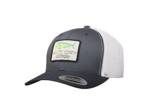 Salty Crew Mahi Mount Retro Trucker Hat - Navy White Mens Hat Navy White