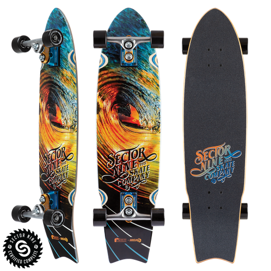 Sector 9 Nectar Unagi COMPLETE Skateboard COMPLETE Sector 9 Longboard Skateboard