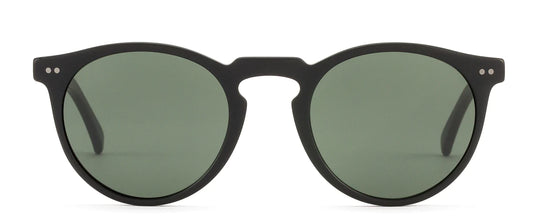 Otis Omar Mineral Glass Sunglasses - Matte Black Grey Polarized Sunglasses