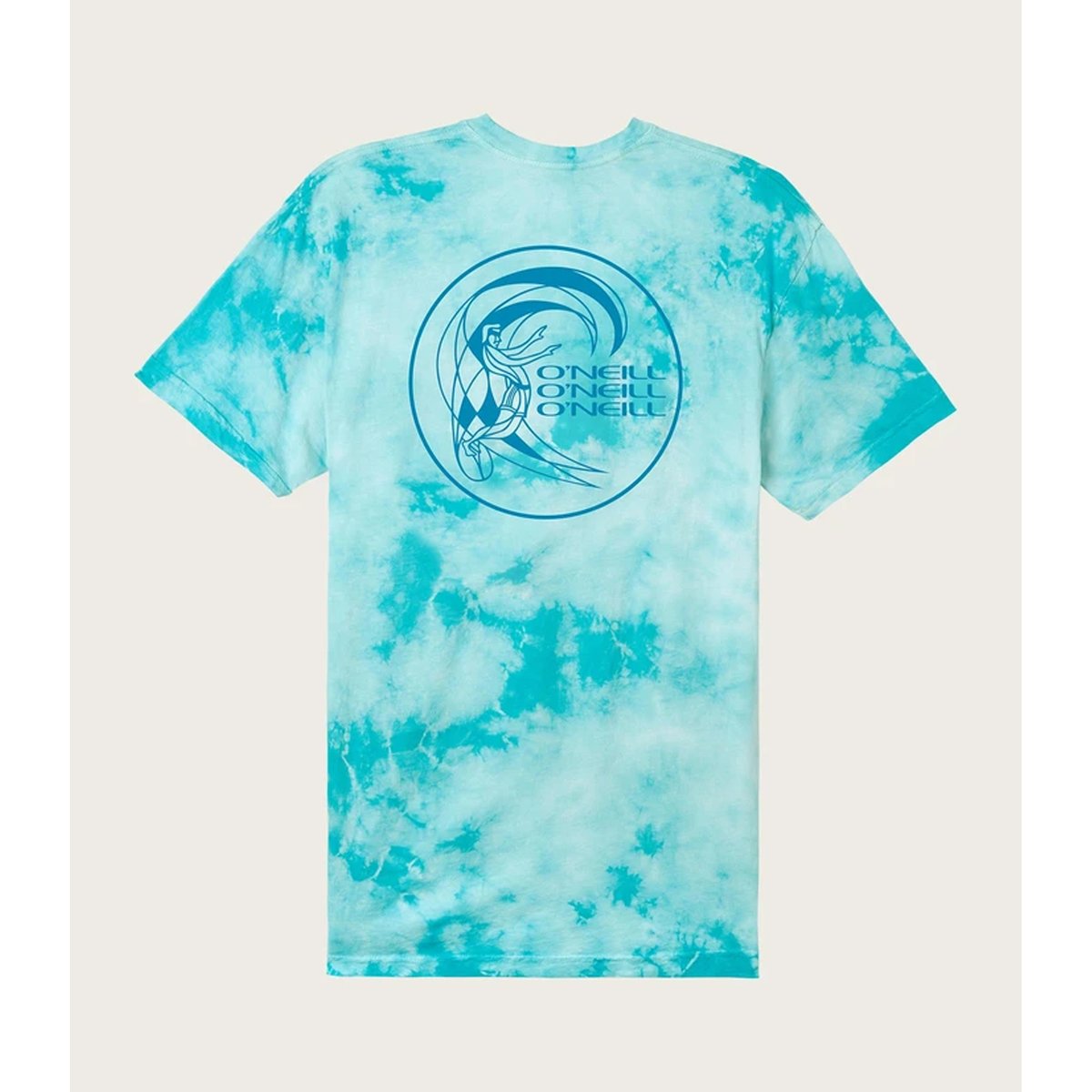 Oneill Don't be Square Tie Dye T Shirt - Horizon Blue Mens T Shirt