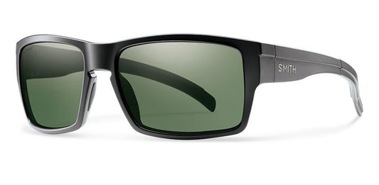 Smith Outlier XL Matte Black Polarized Gray Green Lens Sunglasses Sunglasses