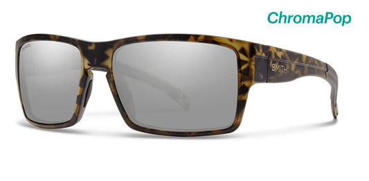 Smith Outlier XL Matte Camo ChromaPop Polarized Platinum Sunglasses Sunglasses